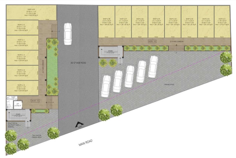 Shop layout plan